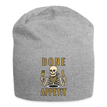 Bone appetit - Halloween 2025 - Jersey Beanie - heather grey - Front