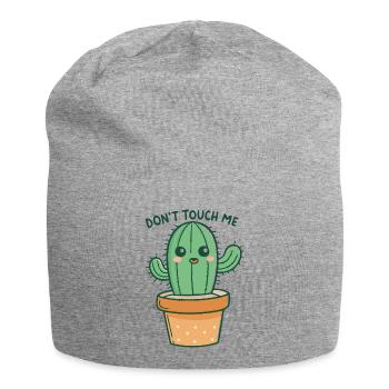 Cactus Rigolo Ne Pas Toucher - Bonnet en jersey - gris chiné - Devant