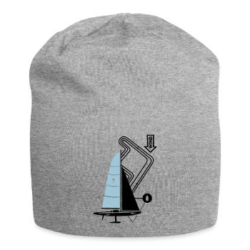 Parcours de régate moderne de voilier Yacht Yacht - Bonnet en jersey - gris chiné - Devant