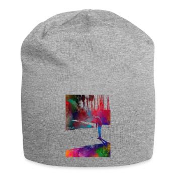 Golfspieler #golf - Jersey-Beanie - Grau meliert - Vorne