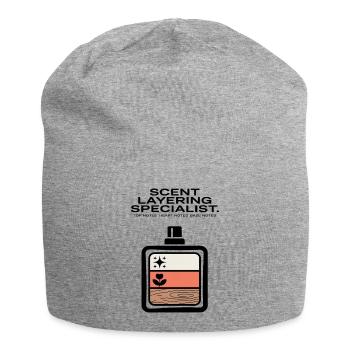 Scent Layering Top Heart Base Notes - Jersey Beanie - heather grey - Front