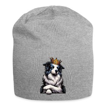 Border Collie Collie Owner Collie Lover - Jersey Beanie - heather grey - Front