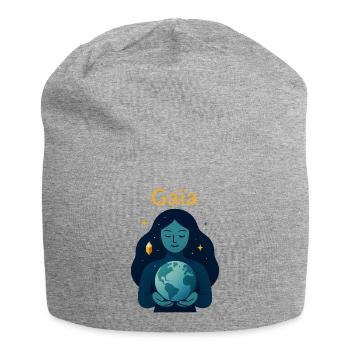 Ewige Kosmische Gaia - Jersey-Beanie - Grau meliert - Vorne
