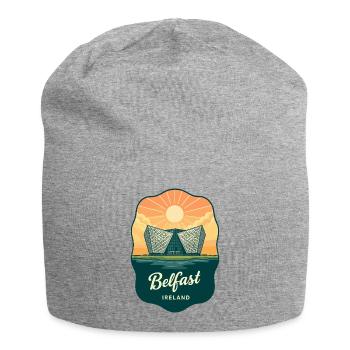 Belfast Titanic Vintage-Reiseabzeichen - Jersey-Beanie - Grau meliert - Vorne