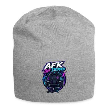 AFK mais dégoulinant - Bonnet en jersey - gris chiné - Devant