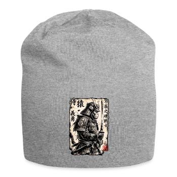 Samurai Affe - Jersey-Beanie - Grau meliert - Vorne