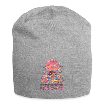 Nothing Is Beyond Our Reach - Jersey Beanie - heather grey - Front