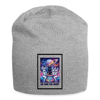 We Own The Night - Jersey Beanie - heather grey - Front