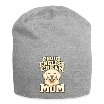 Golden Retriever Fière Maman Anglaise Amoureuse du chien - Bonnet en jersey - gris chiné - Devant
