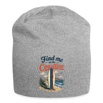 Find me at the Coastline Surfboard - Jersey Beanie - heather grey - Front