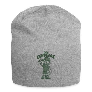 Dos Cervezas Por Favor Retro  - Bonnet en jersey - gris chiné - Devant