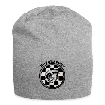 Motorsport - Jersey-Beanie - Grau meliert - Vorne