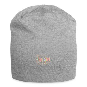 Fun Girl - Bonnet en jersey - gris chiné - Devant