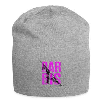 Südharz Merch - Barbis Einhornhöhle - Jersey-Beanie - Grau meliert - Vorne