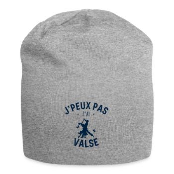 J peux pas j ai Valse - Bonnet en jersey - gris chiné - Devant