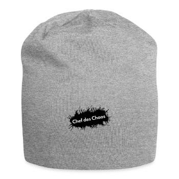 Chef des Chaos Geschenk für Mitarbeiter - Jersey-Beanie - Grau meliert - Vorne