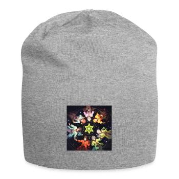 Stars Slayer - Jersey Beanie - heather grey - Front