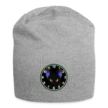 Fledermaus-Stunden-Maus - Jersey-Beanie - Grau meliert - Vorne