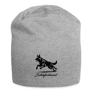 Berger allemand – Un compagnon fidèle dans un design cool - Bonnet en jersey - gris chiné - Devant