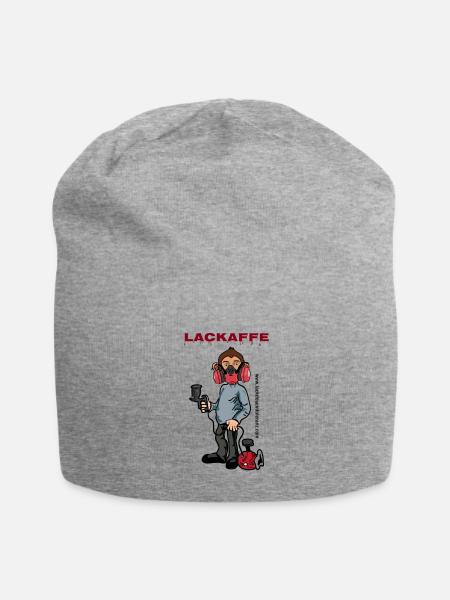 Lackaffe Lackierer - Jersey-Beanie - Grau meliert