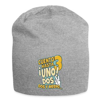 Comptez jusqu’à 3 - Bonnet en jersey - gris chiné - Devant