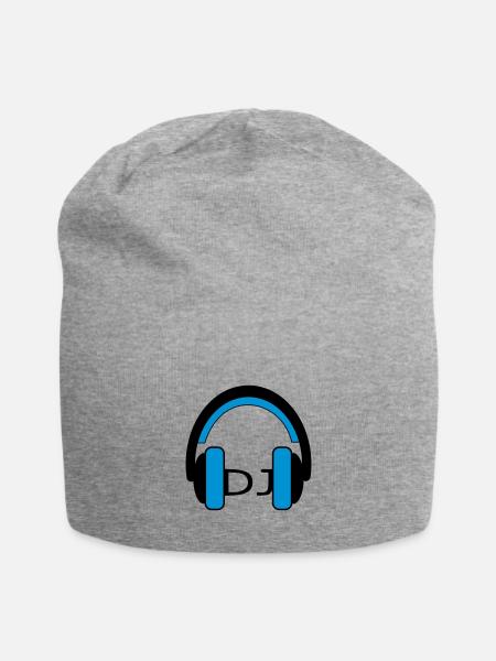 deejay - Jersey-Beanie - Grau meliert