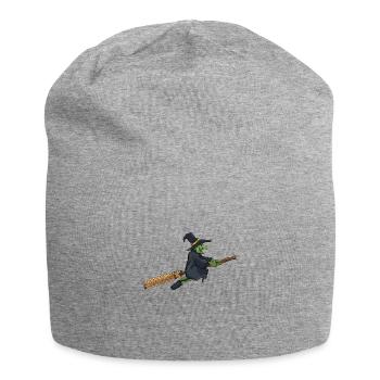 sorcière - Bonnet en jersey - gris chiné - Devant