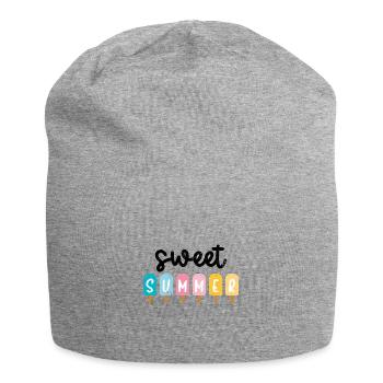 ICE ÉTÉ DOUX VOYAGE VACANCES PLAGE PALM LAKE MOTIF - Bonnet en jersey - gris chiné - Devant