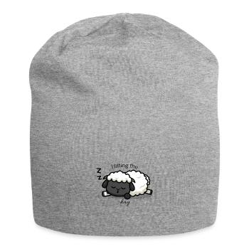 Hitting the hay - Jersey Beanie - heather grey - Front