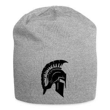 Spartaner Helm Gladiator Sparta - Jersey-Beanie - Grau meliert - Vorne