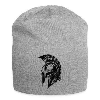 Spartaner Helm Gladiator Sparta - Jersey-Beanie - Grau meliert - Vorne
