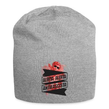 ANTIFA ange antifasciste - Bonnet en jersey - gris chiné - Devant