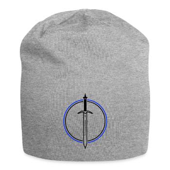 Sword Icon - Jersey Beanie - heather grey - Front
