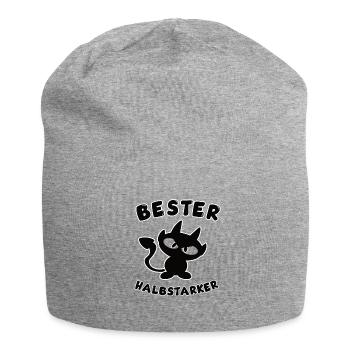 cool best half-strong design - Jersey Beanie - heather grey - Front