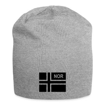 Drapeau tactique norvégien Norvège - NOR (à gauche) - Bonnet en jersey - gris chiné - Devant