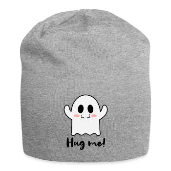 Hug moi! doux esprit - Bonnet en jersey - gris chiné - Devant