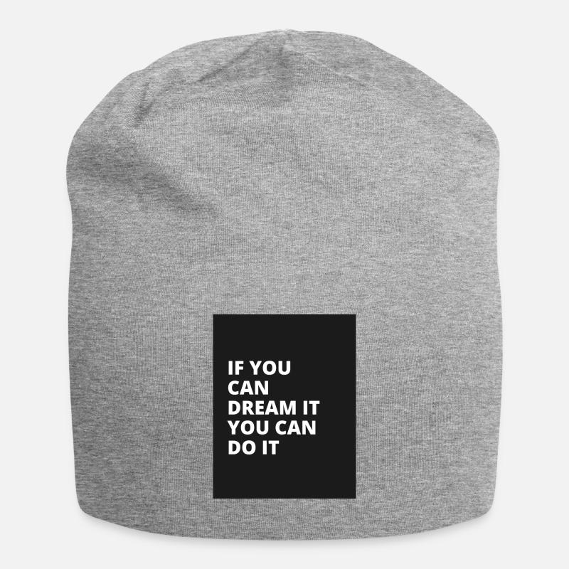 DREAM - Bonnet en jersey - gris chiné