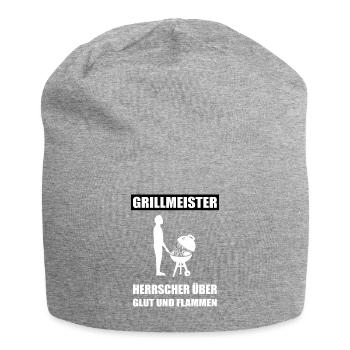 BBQ - Jersey-Beanie - Grau meliert - Vorne