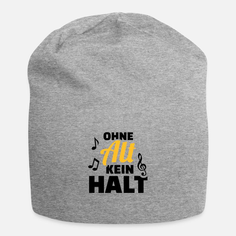 Chor - Jersey-Beanie - Grau meliert