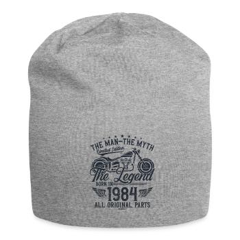 1984 Vintage Man Myth Legend Motorcycle - Jersey Beanie - heather grey - Front