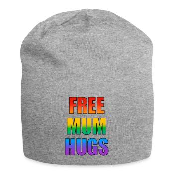 Kostenlose Mama umarmt Pride - Jersey-Beanie - Grau meliert - Vorne