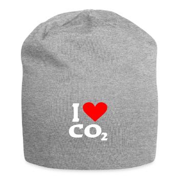 i love co2 - Jersey-Beanie - Grau meliert - Vorne