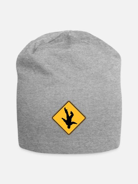 ROAD SIGN Skydive - Bonnet en jersey - gris chiné