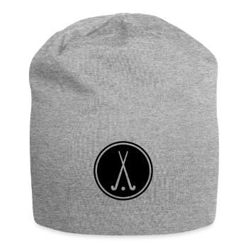 Hockey Sport Ball Schläger Feldhockey - Jersey-Beanie - Grau meliert - Vorne