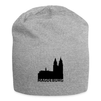 Magdeburg - Jersey-Beanie - Grau meliert - Vorne