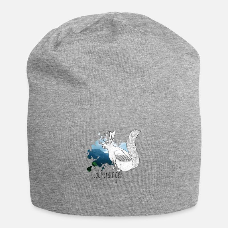 wolperdinger in de berg - Jersey-Beanie - Grau meliert