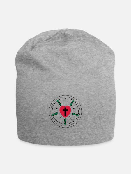 Jesus - Bonnet en jersey - gris chiné