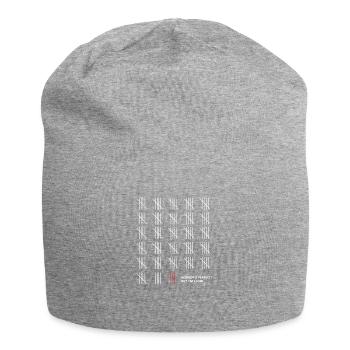 compte - Bonnet en jersey - gris chiné - Devant