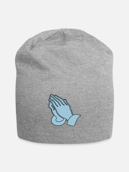 Christentum Collection - Jersey-Beanie - Grau meliert
