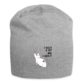 Ich küsste eine Ratte und ich mochte es - Jersey-Beanie - Grau meliert - Vorne
